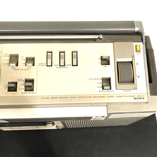 Yahoo!オークション - 音OK ジャンク品SONY CFS-D7 Sir-III FM⁄AM