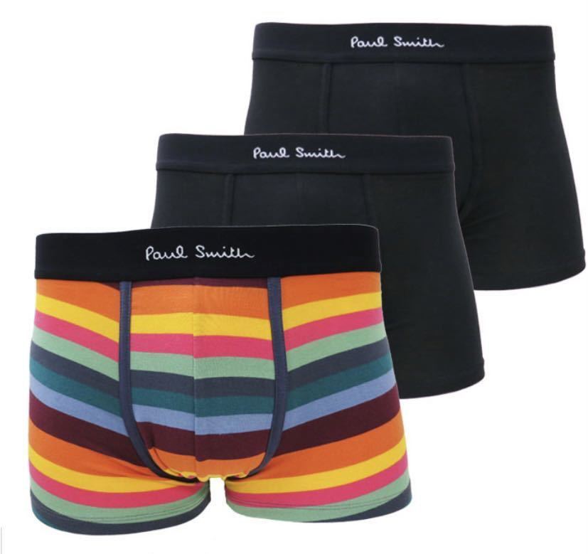 人気デザイン ポールスミス　3枚組　ボクサーパンツ　クラシック　Paul Smith　アンダーウェア　Sサイズ　下着