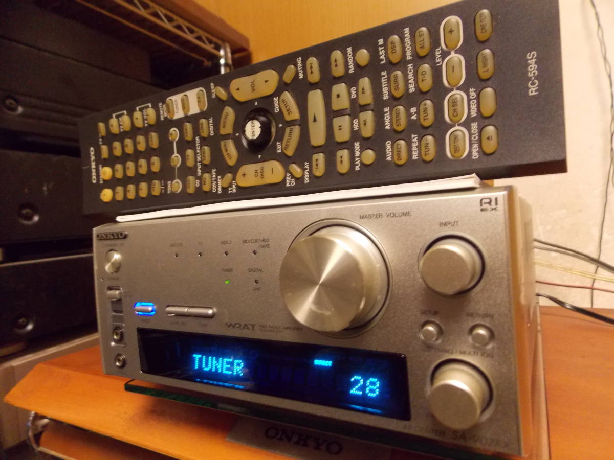 音出し確認済・即決】ONKYO SA-907FX リモコン・取説付属 ONKYO SA