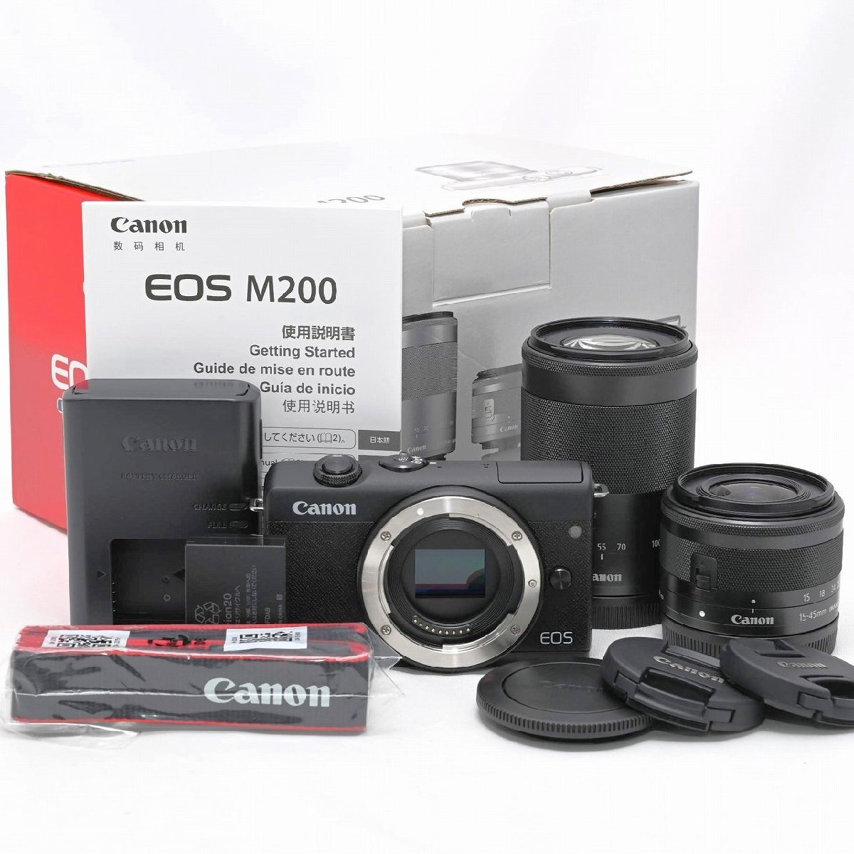 M200 ダブルズームキット EOS eos Canon ダブルレンズキットの通販