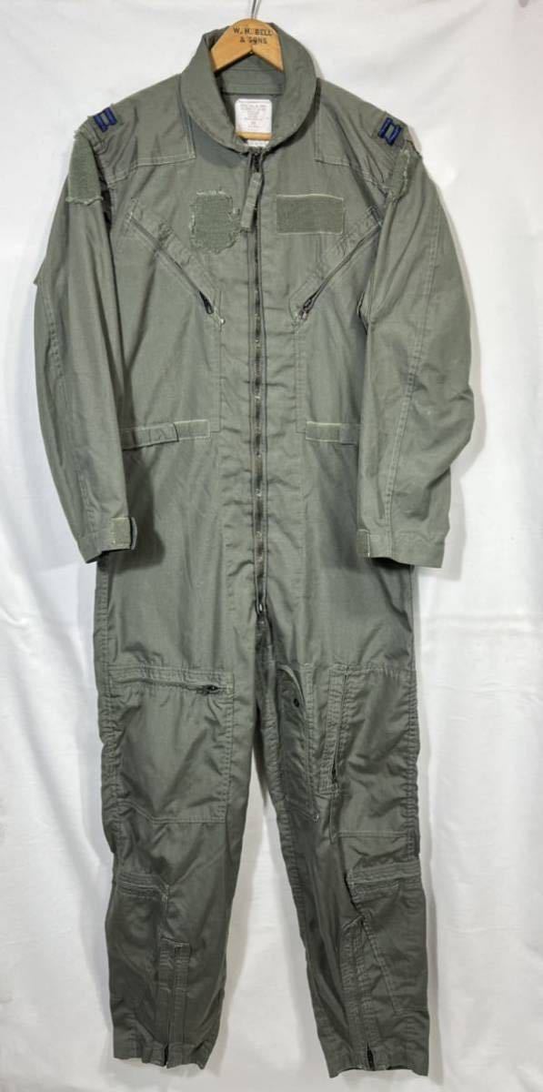 □80s 80年代 アメリカ軍 ツナギ カバーオール ジャンプスーツ サイズ