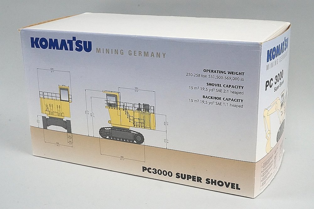 NZG 1⁄50 コマツ PC3000 スーパーショベル ⁄ミニカー，重機