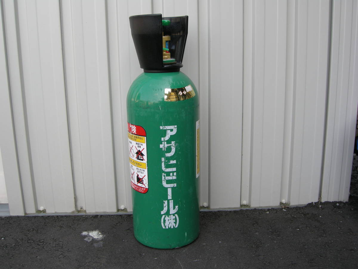液化炭酸ガスボンベ 5kg ミドボン 満タン 未使用 炭酸ガス CO2ボンベ