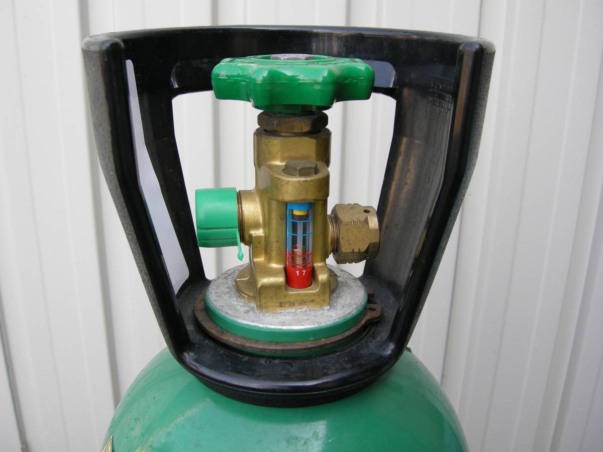 液化炭酸ガスボンベ 5kg ミドボン 満タン 未使用 炭酸ガス CO2ボンベ