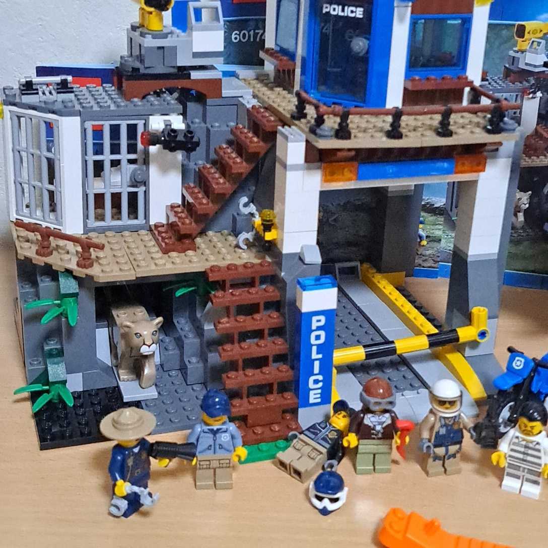 LEGO レゴ 60174 シティ 山のポリス指令基地 警察署 警察官 泥棒