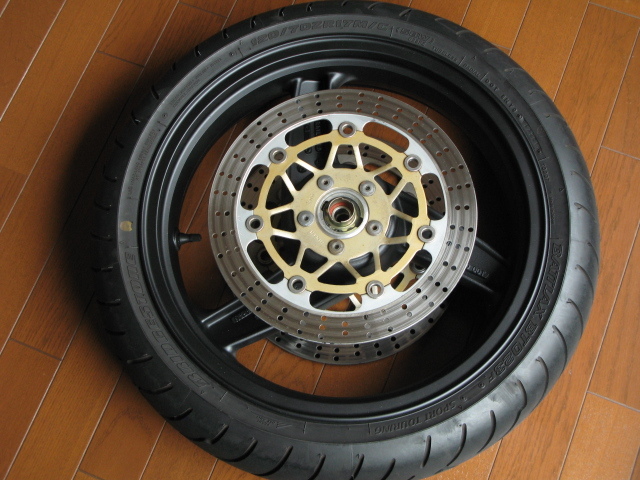 Kawasaki カワサキ純正部品 ZZR400K 用 フロント・ホイール 17x3.50
