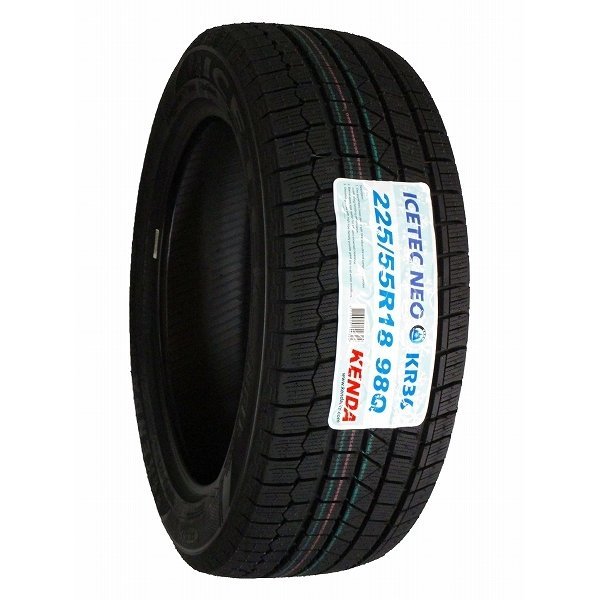 4本セット 225/55R18 2022年製 新品スタッドレスタイヤ KENDA KR36