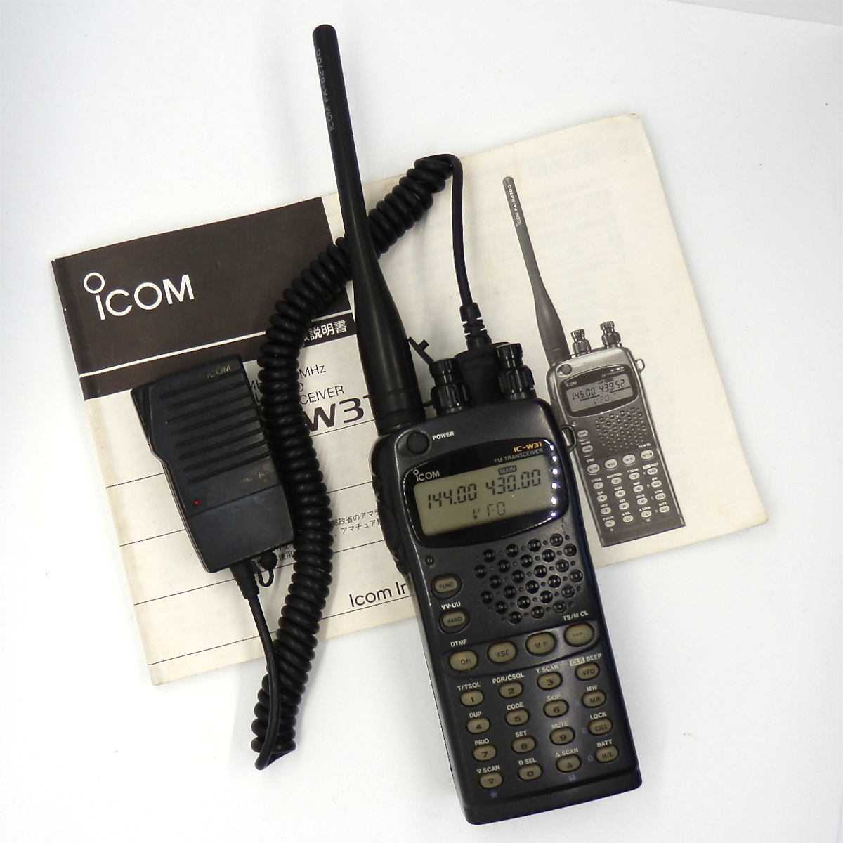 通電OK ICOM アイコム IC-W31 144/430MHｚ帯 単3ケース マイク 説明書付 受改済(ハンディ)｜売買されたオークション情報、yahooの商品情報をアーカイブ公開 - オークファン ハンディ