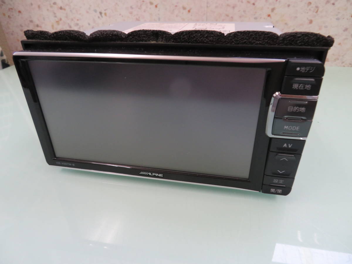 美品・動作品ALPINE/VIE-X007WⅡ-B アルパイン フルセグTV Bluetooth