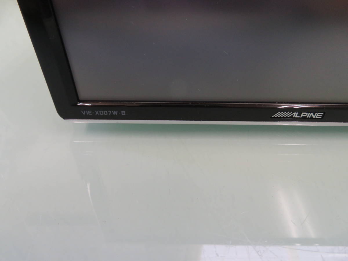 美品・動作品ALPINE/VIE-X007WⅡ-B アルパイン フルセグTV Bluetooth