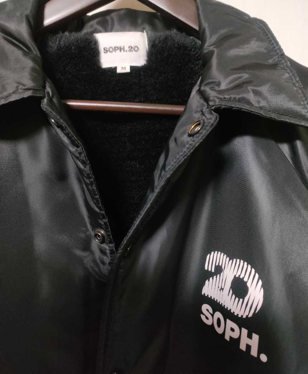 美品 SOPH.20 ソフネット 20周年記念 BOA LINING COACH BLOUSON M ボア 