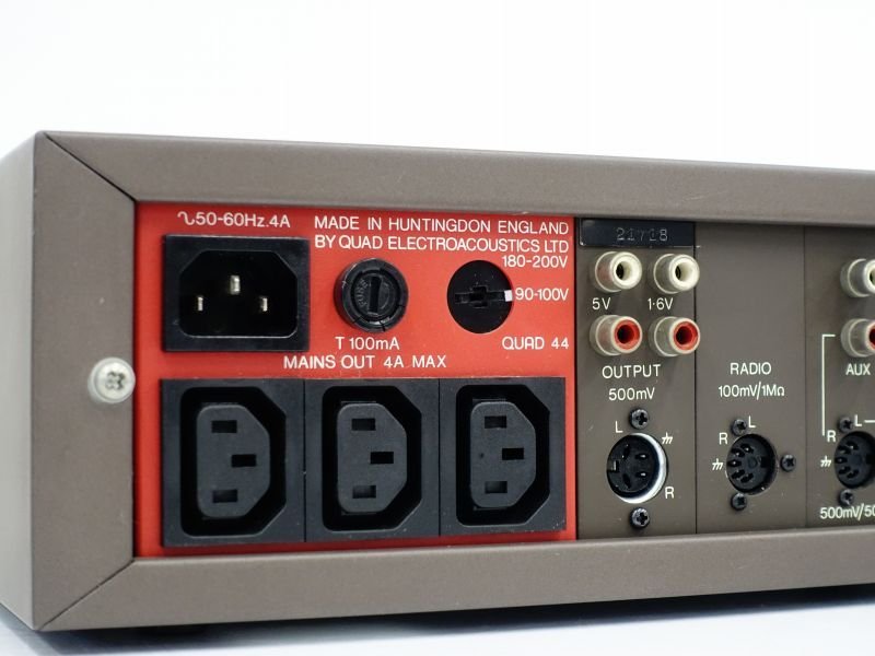 驚きの破格値，セール ■□QUAD 44 プリアンプ クォード(405-2/FM4 同時出品中□■011843006□■