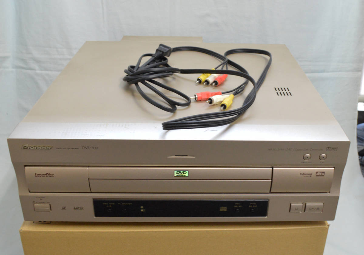 取説付き】Pioneer LDプレーヤー DVL-919 パイオニア 取説付き