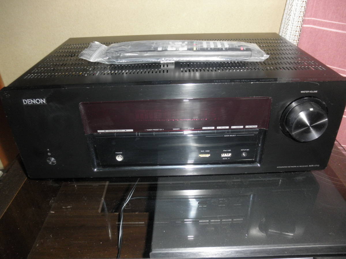 DENON デノン AVアンプ AVR-1713 中古品 AVR-1713 DENON AVアンプ AVサラウンド ジャンク品公式WEBショップ ☆