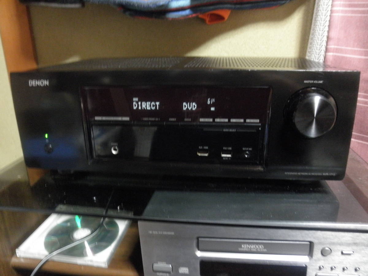 DENON デノン AVアンプ AVR-1713 中古品 AVR-1713 DENON AVアンプ AVサラウンド ジャンク品公式WEBショップ ☆