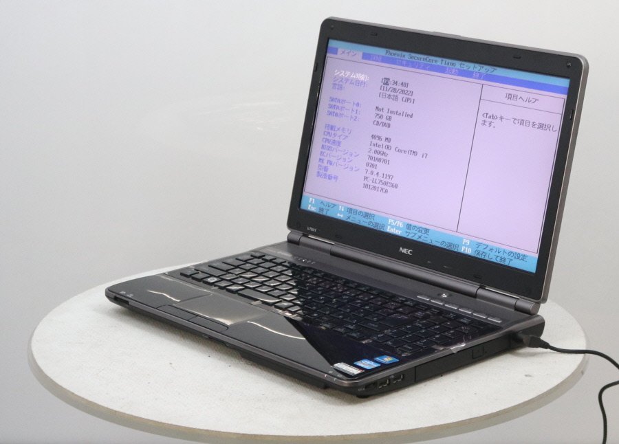 NEC PC-LL750ES6B LaVie LL750/E Core i7 2630QM 2.00GHz 4GB 750GB□1週間
