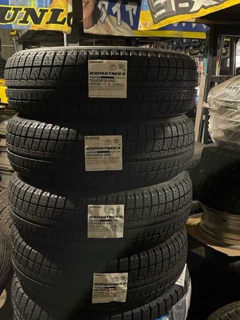 新品 】 送料無料 BRIDGESTONE ICEPARTNER 195/60R16 89Q 4本セット