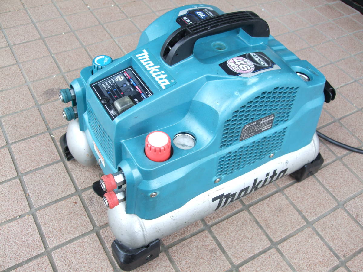  &ldquo;満タン早い&rdquo; マキタ makita エアーコンプレッサー AC４６１XS 稼動品 S/N００１５０３ №７９６(コンプレッサー)｜売買されたオークション情報、yahooの商品情報をアーカイブ公開 - オ コンプレッサー