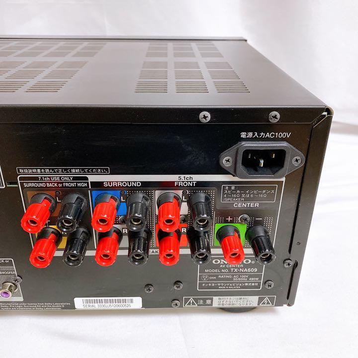 オンキョー TX-NA609 ONKYO AVアンプ AVセンター 0 1ch対応 アンプ