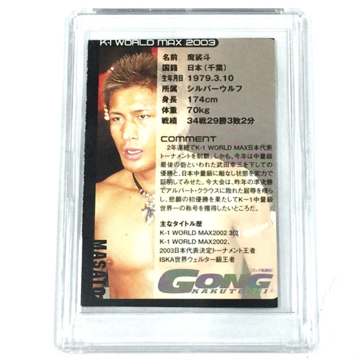プロレス 魔裟斗 2003 / BBM96 ハヤブサ / BBM2004 タイガーマスク 他