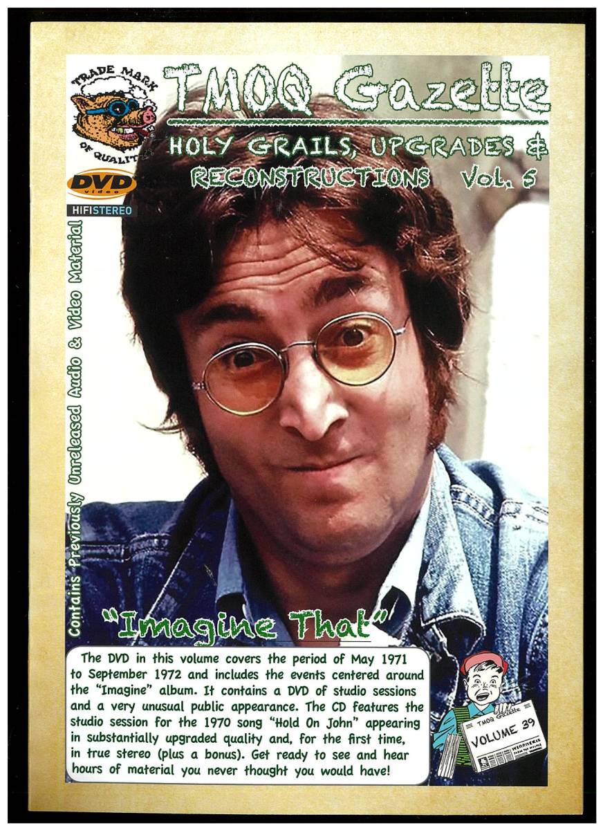 お買い得，安い ビートルズ DVD + CD TMOQ Gazette Volume 39 John Lennon Holy Grails Upgrades & Reconstructions Vol. 5 Beatles HMC 051(その他)｜売買されたオークション情報、yahooの商品情報をアーカイブ公開 - オークファン B