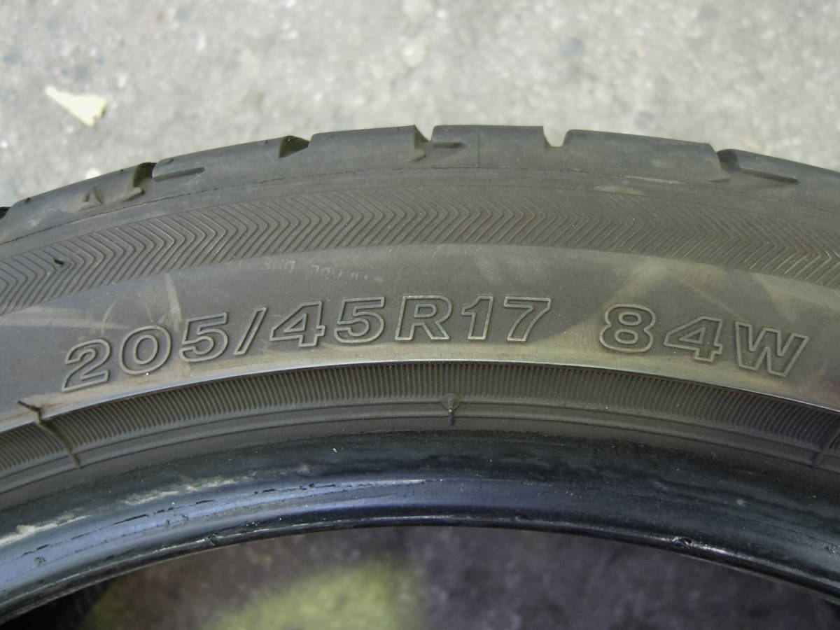 限定セール，爆買い ブリジストン POTENZA S001 205/45R17 x4本 / 17395 / エキシージ GRヤリス ヴィッツ CR-Z シビック ノート ロードスター ミニ 207等
