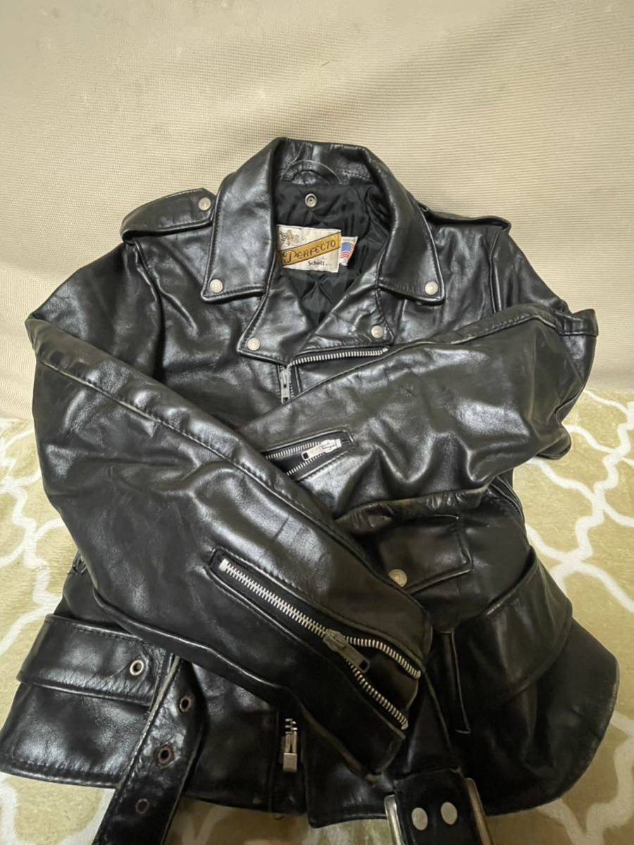 相場価格￥103，400- 美品 アメリカ製 DOWN by SCHOTT ショット ＃214D 