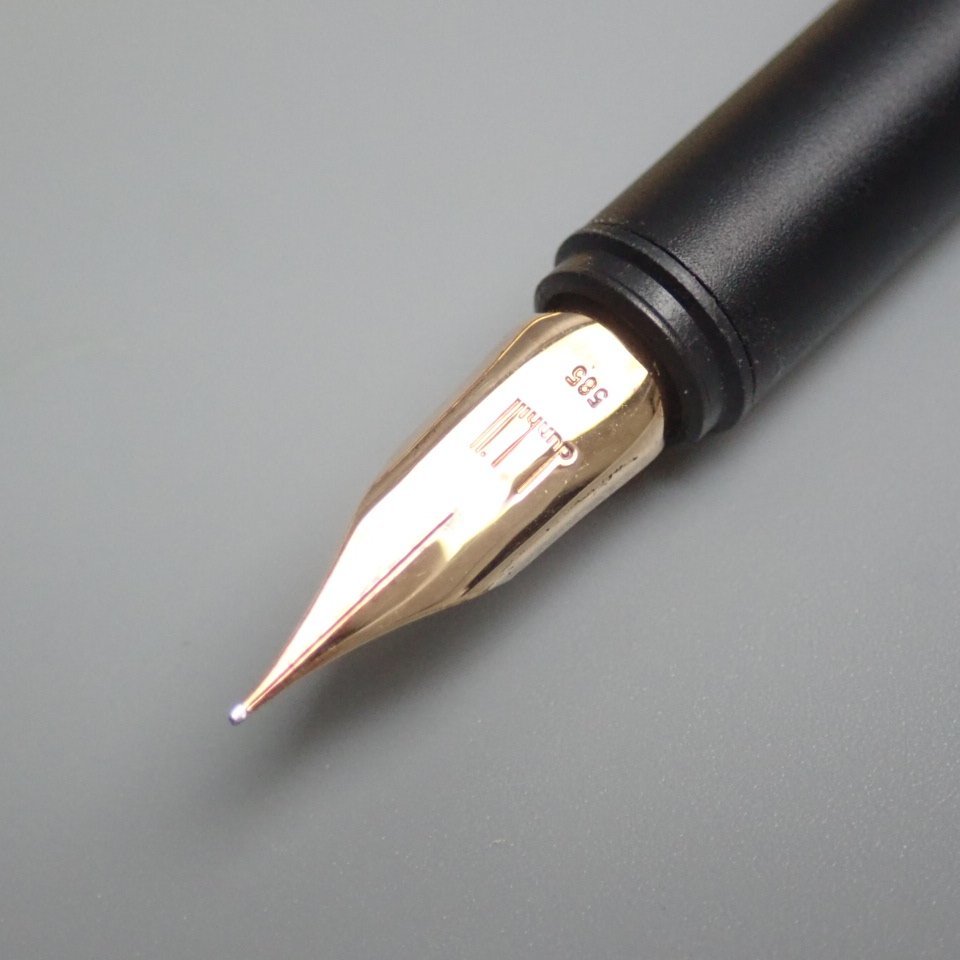 万年筆 ダンヒル 14K 公式通販 ゴールドプレート ペン先 0 箱付き