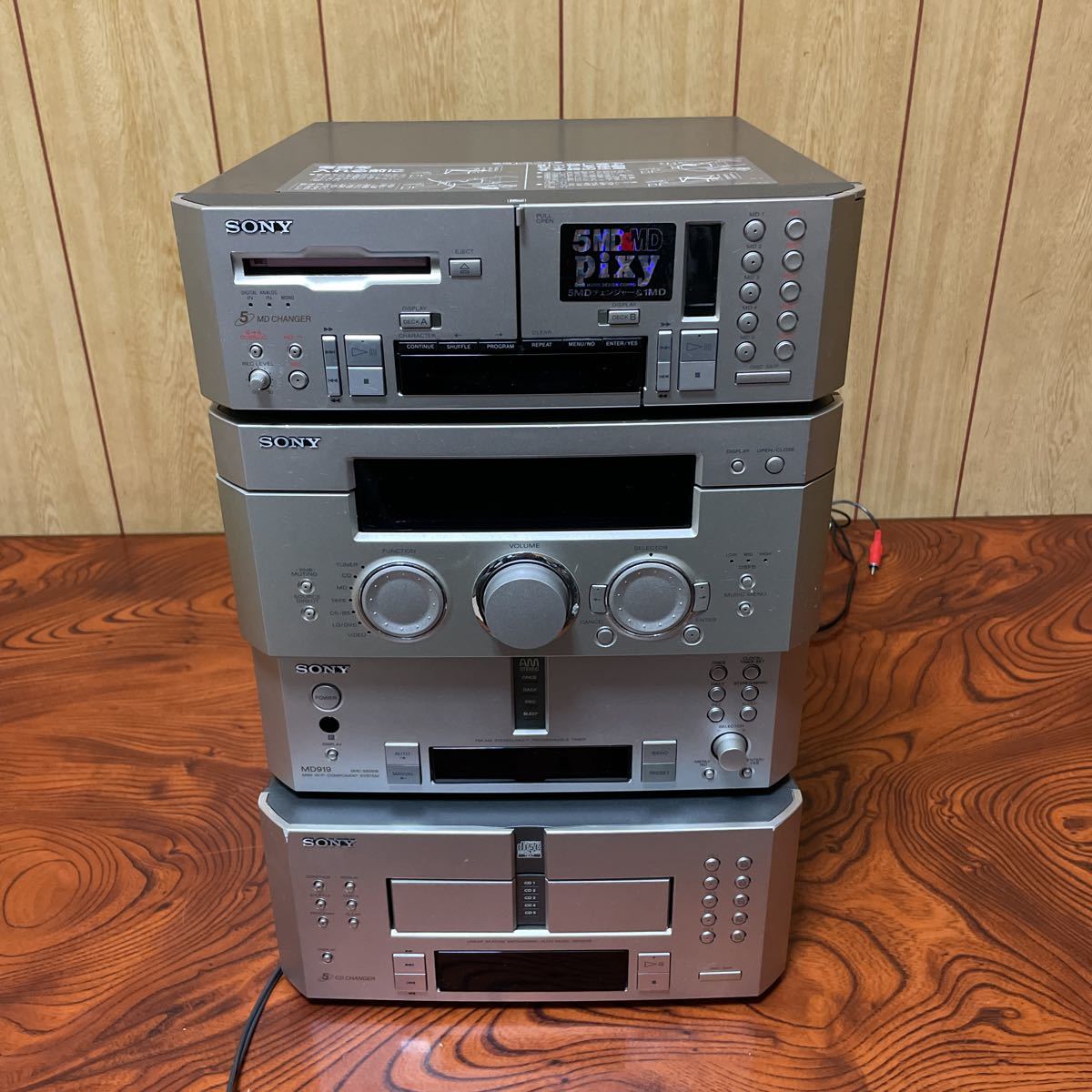 SONY CDP-MS919 MDS-MS919 ST-MS919 システムコンポ ジャンク ST-MS919