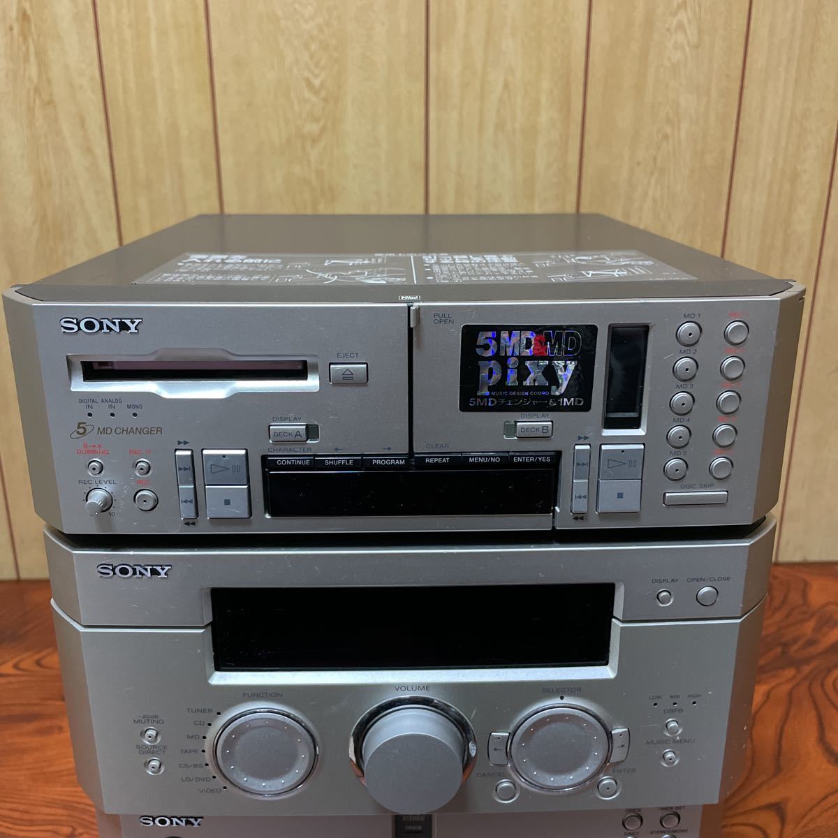 SONY CDP-MS919 MDS-MS919 ST-MS919 システムコンポ ジャンク ST-MS919