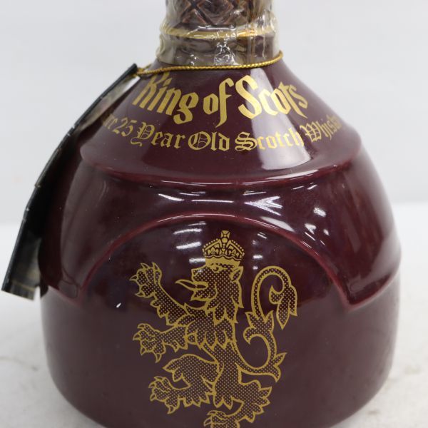 1円~ King of Scots（キング オブ スコッツ）25年 43％ 750ml 赤陶器（