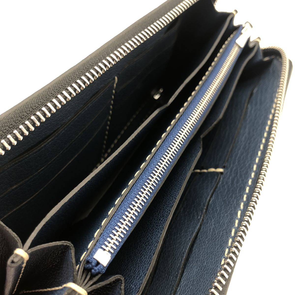 値下げ】MOREAU 寝込む PARIS（モローパリ）ジップアラウンドウォレット 