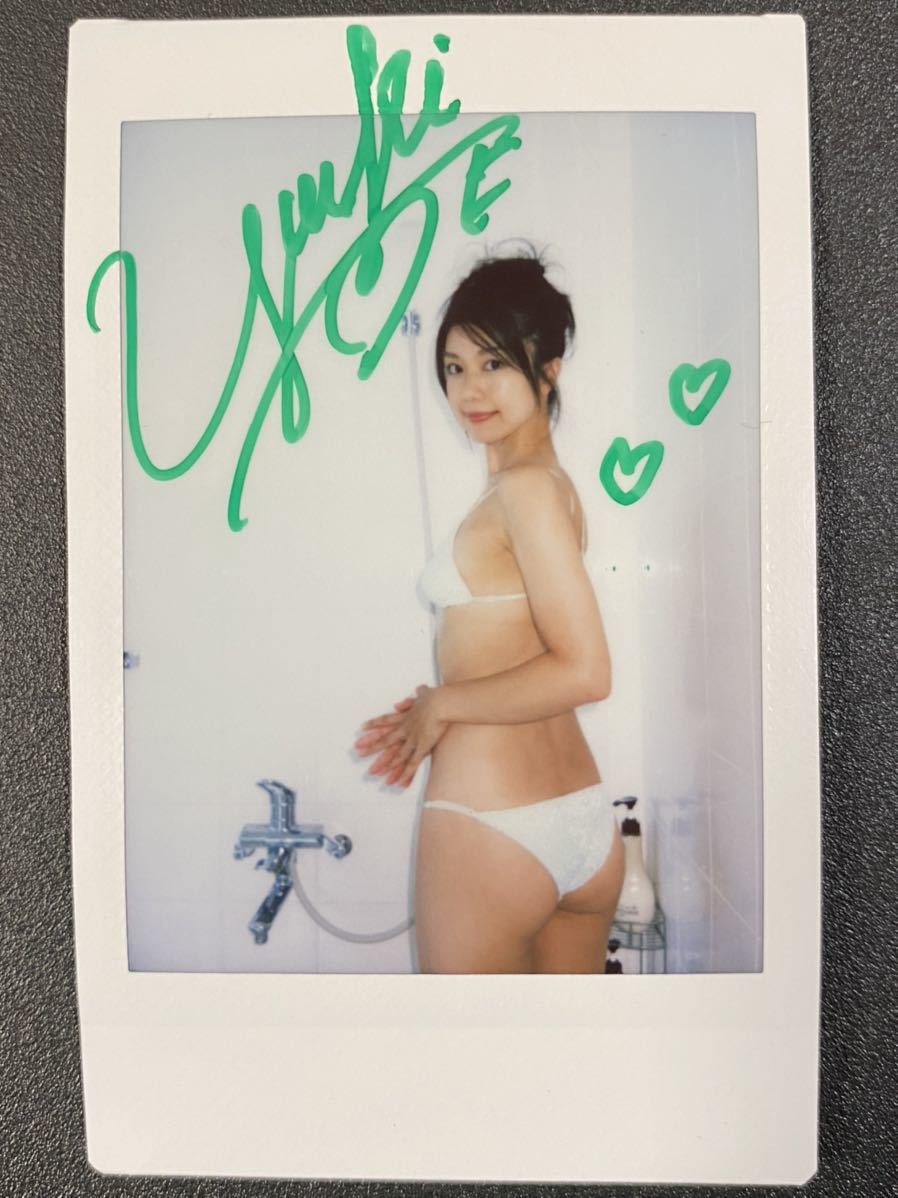 【激カワ】藤木由貴 サイン入りチェキ（初期） 藤木由貴 直筆サイン入り チェキ 最新DVD 今を感じて d(タレントグッズ