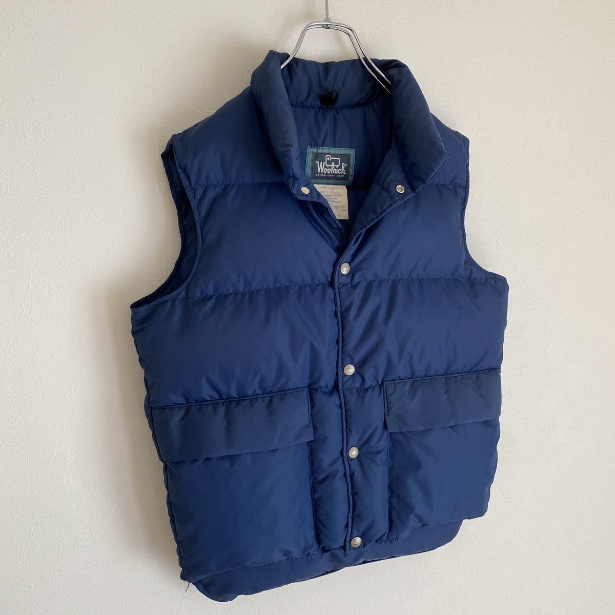 USA製】Wool rich ダウンベスト ウールリッチ 80s USA製(Sサイズ