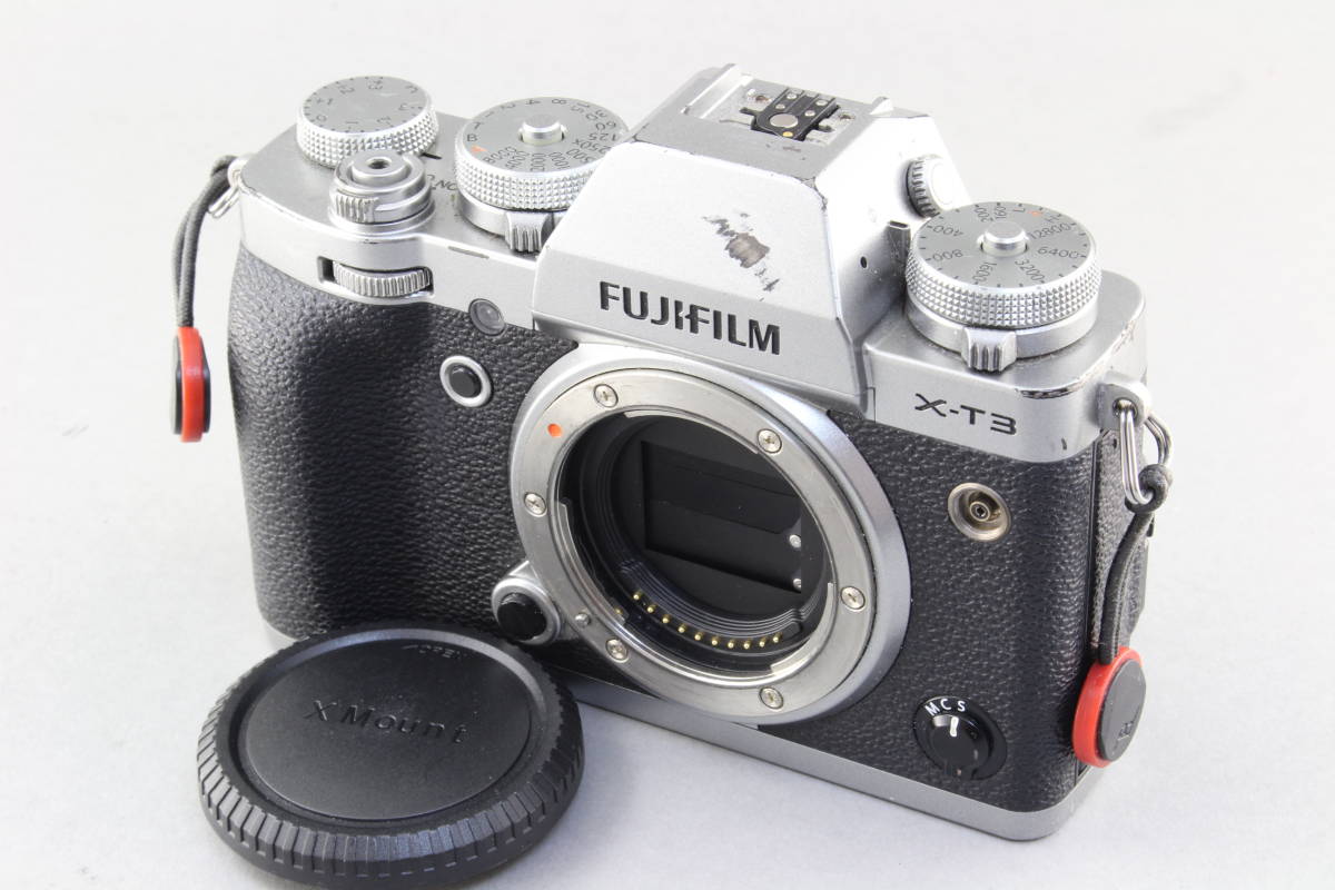 D (ジャンク) FUJIFILM 富士フィルム X-T3 ボディ シルバー 返品不可