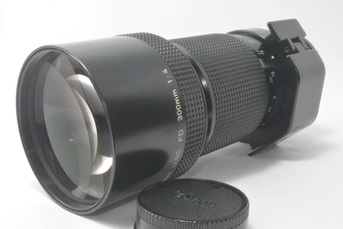 [良品/作例] Canon New FD 300mm f4 キヤノン 望遠 ☆良品☆キャノン CANON NEW FD 300mm F4 FD 300mm New Photo NewFD望遠 □