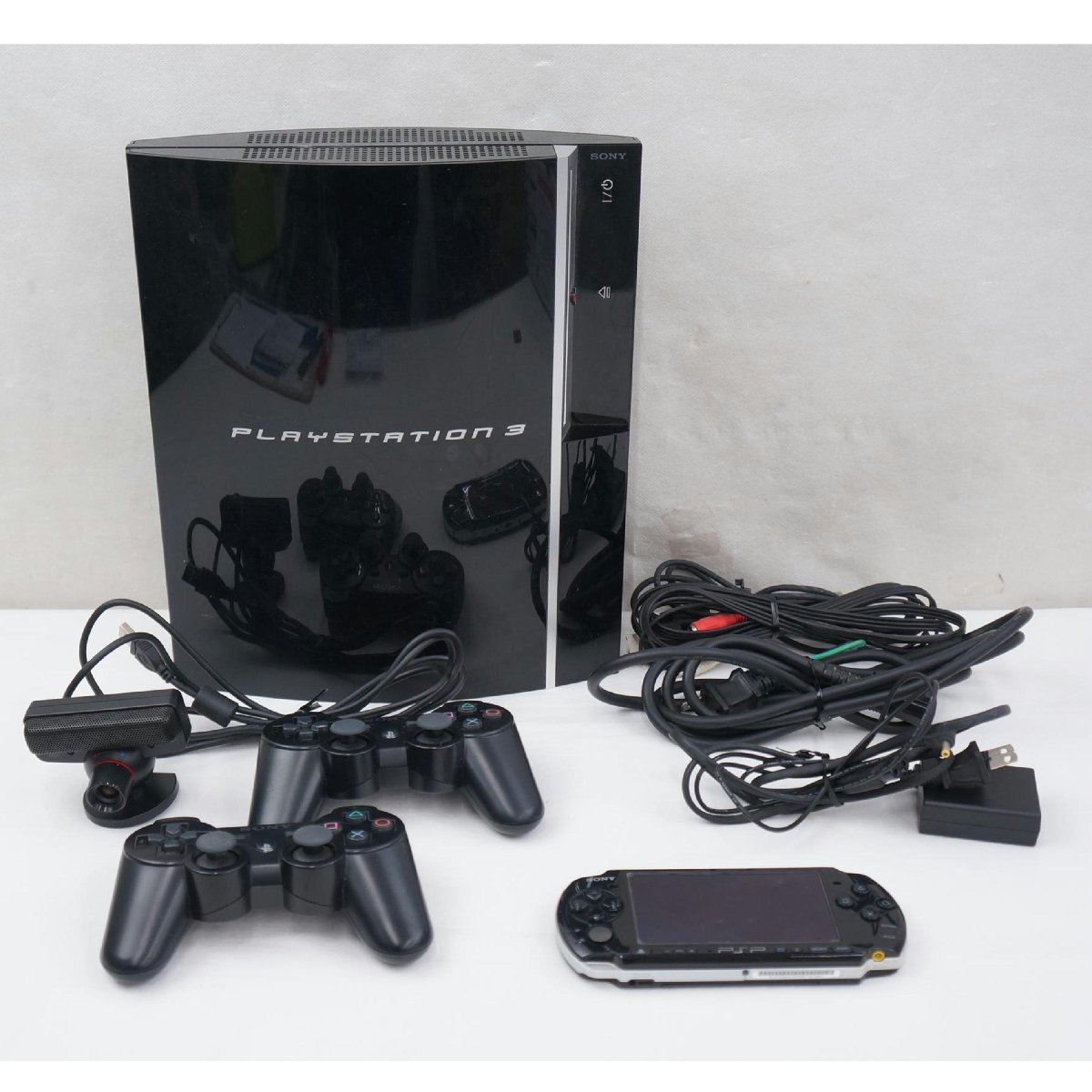 1円【ジャンク】SONY ソニー/PS3、PSP セット/CECHL00、PSP3000/41