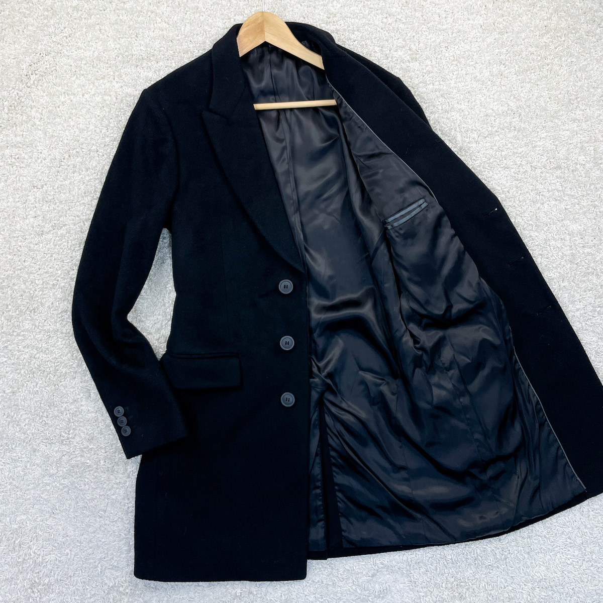 ジョルジオアルマーニGIORGIO ARMANI チェスターコートカシミア100