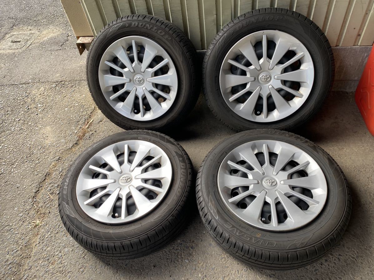 【2022年製】トヨタ　パッソ　純正　ラジアル　165/65R14 １４×５Ｊ ４穴 １００ ダンロップ ＥＮＡＳＡＶＥ ＥＣ２０４ 【即決】