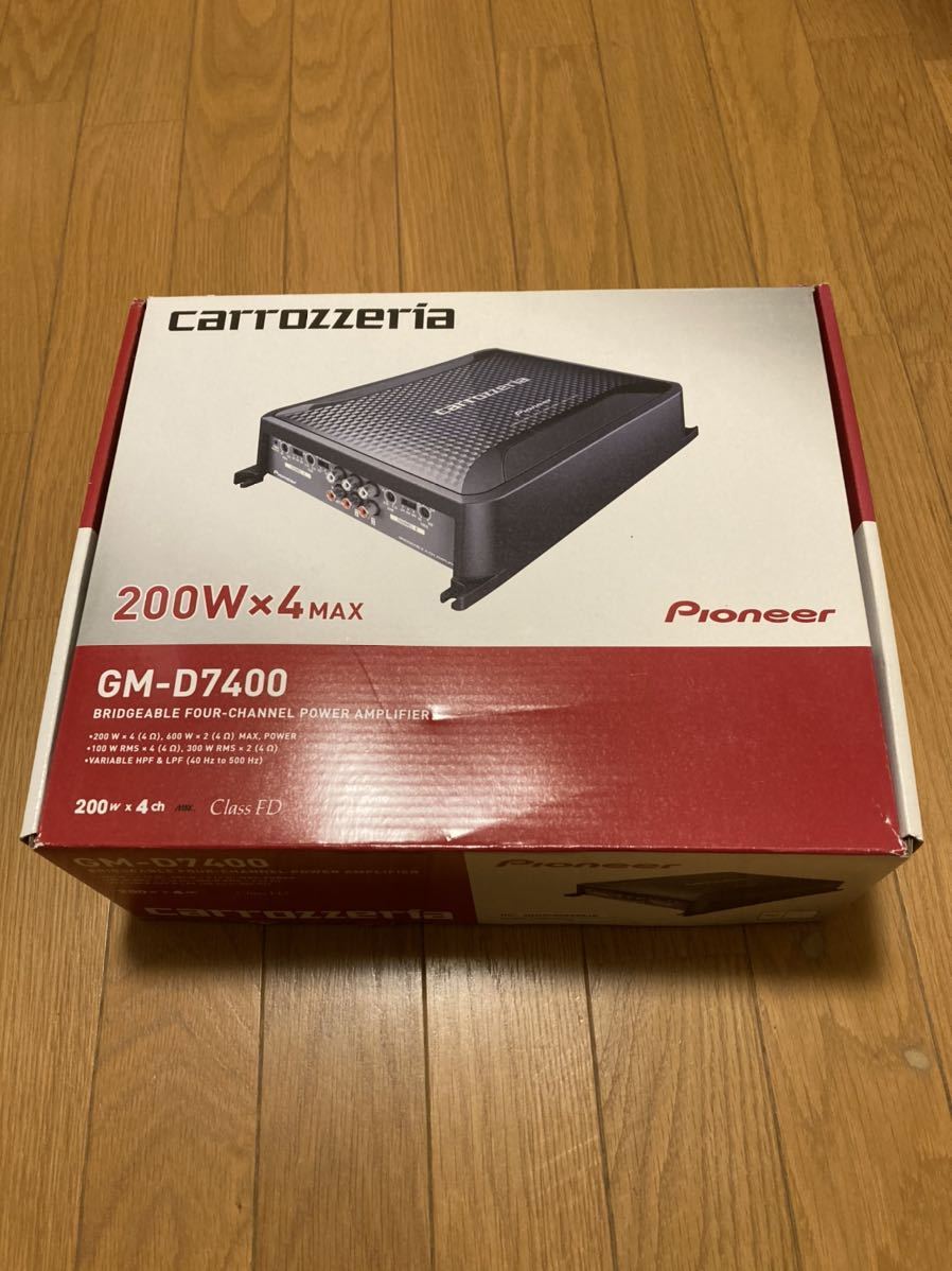 カロッツェリア GM-D7400 200w x 4ch パワーアンプ 配線付き Amazon.co