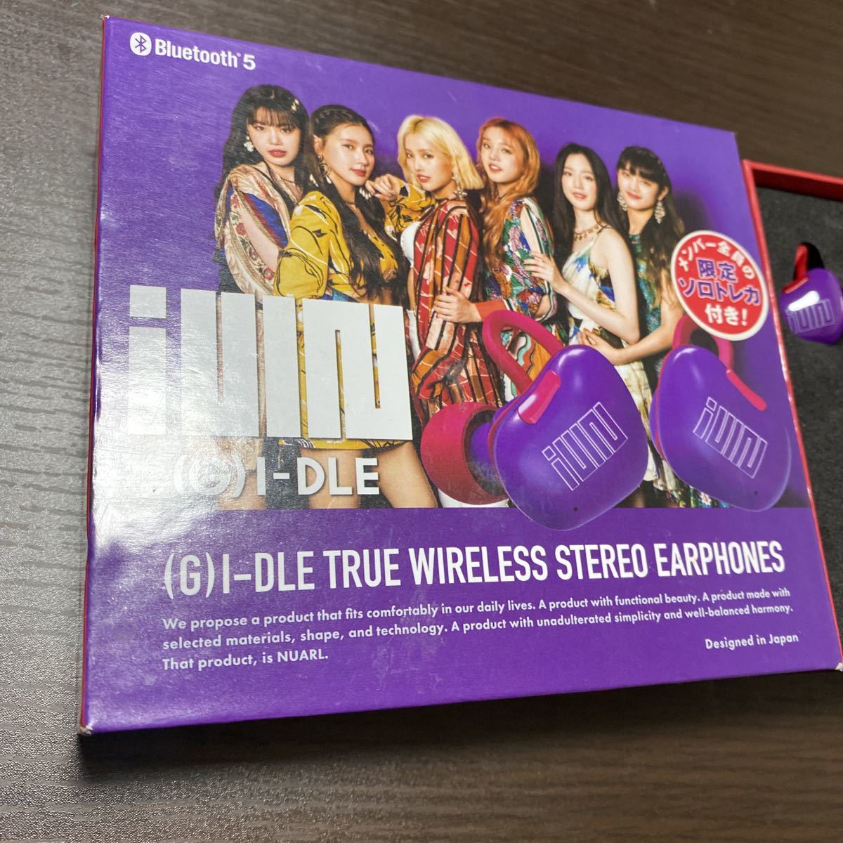 G) I-DLE WIRELESS STEREO EARPHONES イヤホン G)I-DLE TRUE STEREO