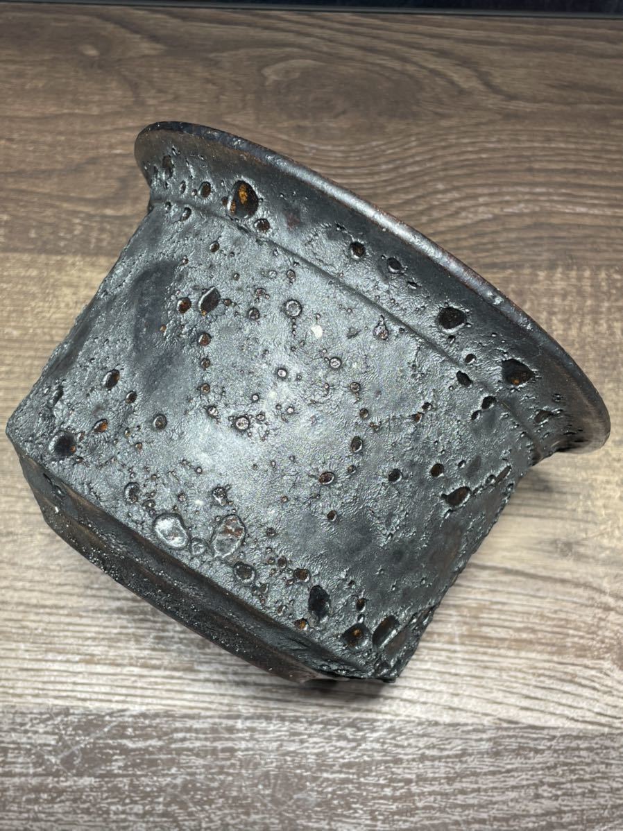 カタチ製作所 Mederu pot ドリッパー L Crater Black カタチ製作所