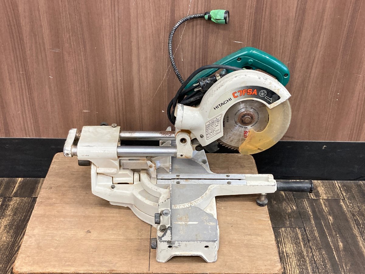 限定SALE，得価 二宮店 神奈川県直接引取限定 現状品 12-3 HITACHI 日立工機 C7FSA 190mm 卓上スライド丸のこ(丸のこ)｜売買されたオークション情報、yahooの商品情報をアーカイブ公開 - オークファン 木工用