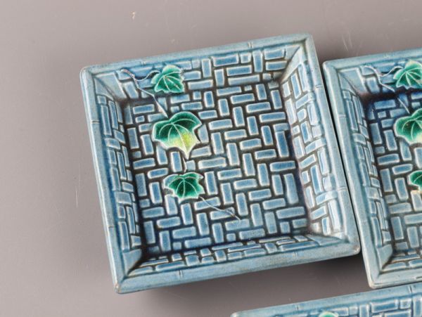 古美術 珉平焼 小皿 五客 時代物 極上品 初だし品 6921 2026