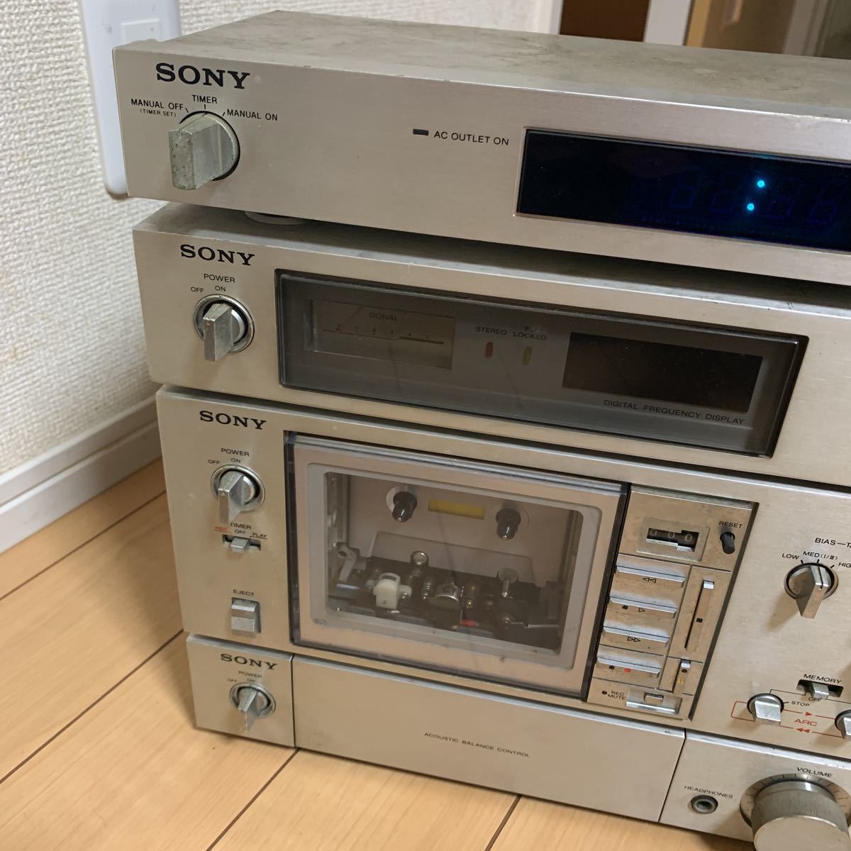 SONY sony tc-20F， tae-20f，st-10f，pt55の4台セットまとめ売り