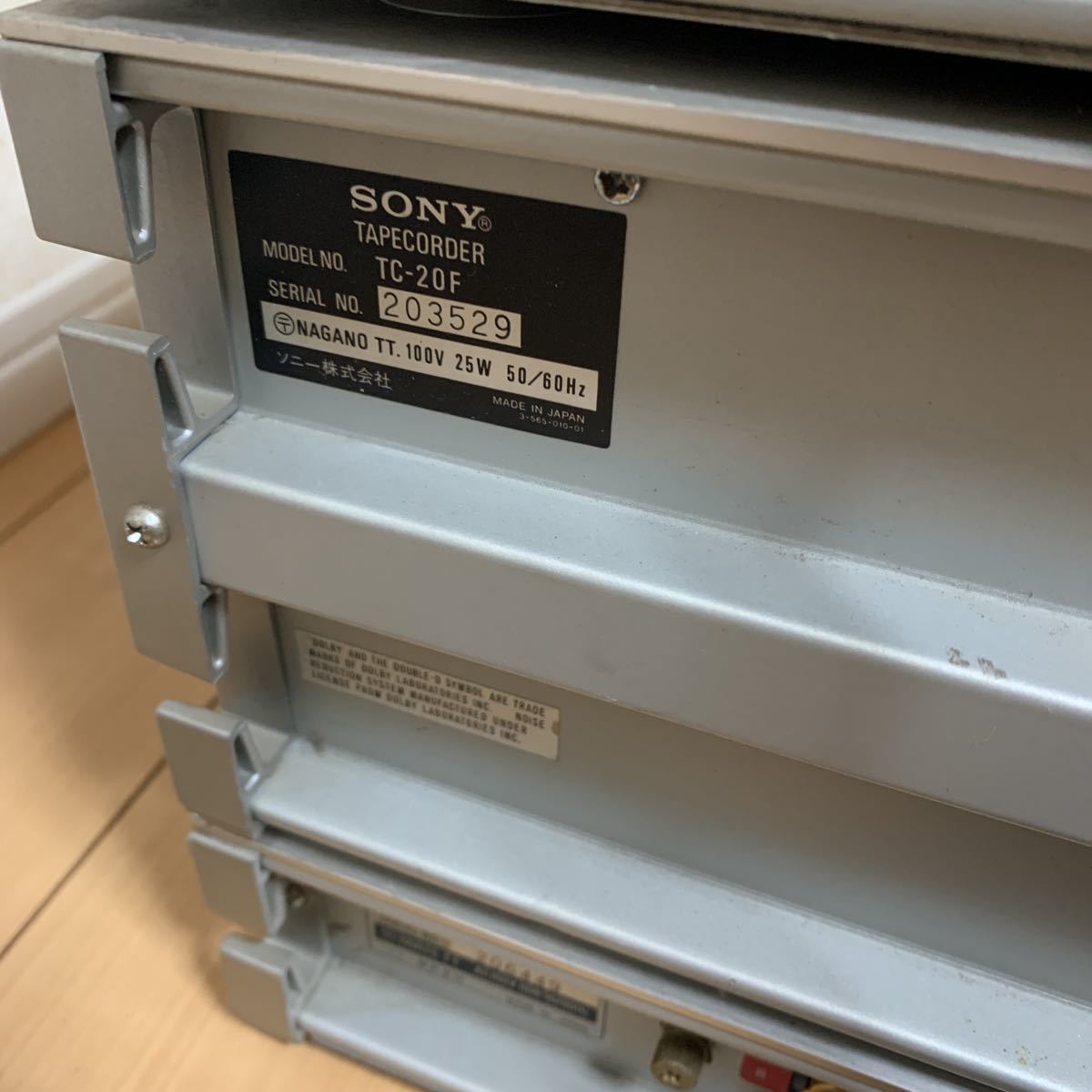 SONY sony tc-20F， tae-20f，st-10f，pt55の4台セットまとめ売り