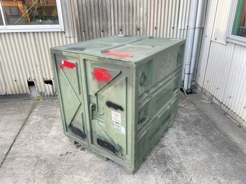 米軍放出品】ミニコンテナ 道具箱 工具箱 サバゲー ミリタリー