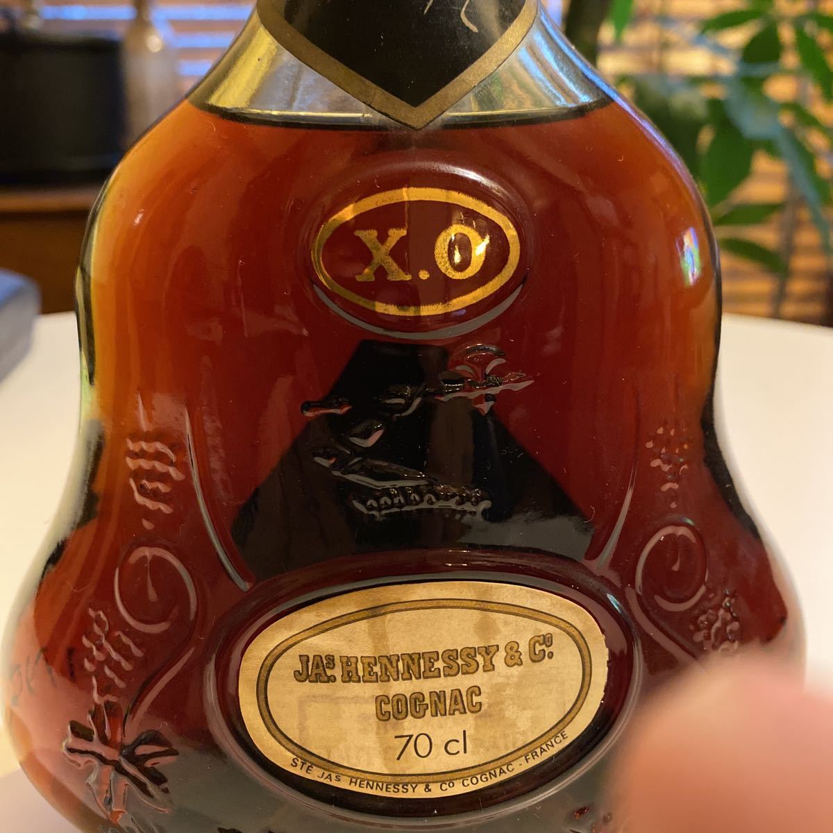 古酒　ジャズ ヘネシー XO グリーンボトル 金キャップ 未開栓 Jas Hennessy_2