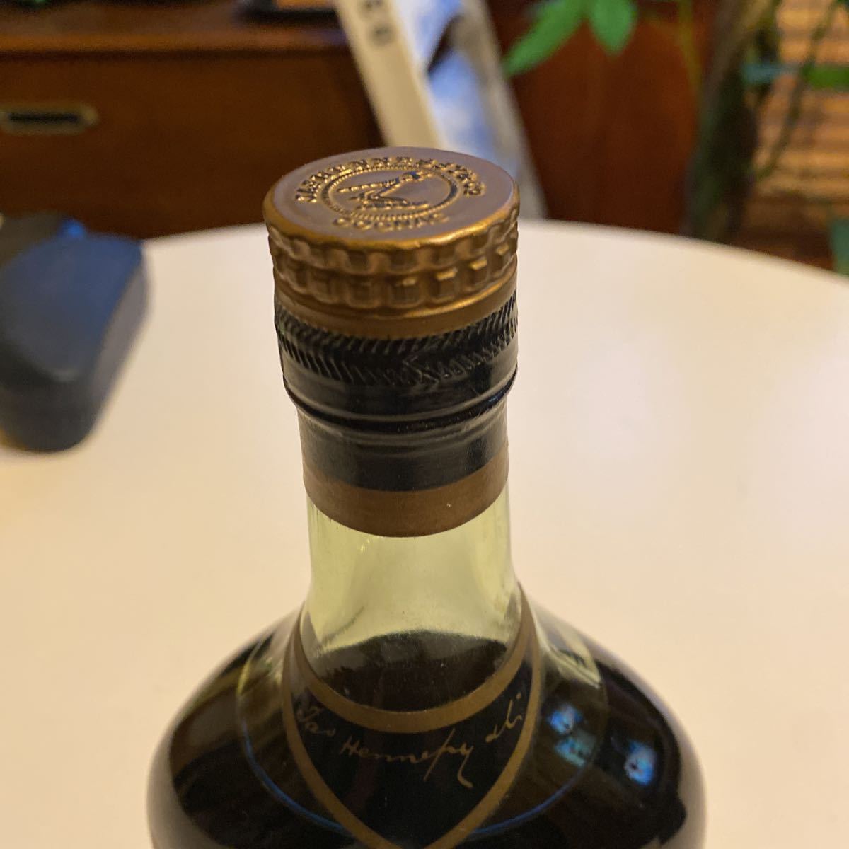 古酒　ジャズ ヘネシー XO グリーンボトル 金キャップ 未開栓 Jas Hennessy_3