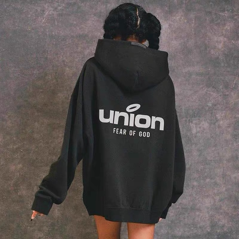 HOT，お買い得 品フィアオブゴッドスウェットパーカー FEAR OF GOD &times;UNION パーカー レディース メンズ oversize 裏起毛 ブラック S(Sサイズ)｜売買されたオークション情報、yahooの商品情報をアーカイブ公開 - Sサイズ